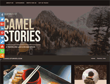 Tablet Screenshot of camelstories.com